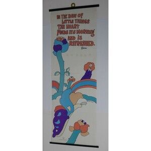 Abbey Press St Meinard Linen Paper 1960's Art Poster